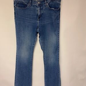 Levi’s 315 Shaping Women’s Bootcut 33x35 Distressed Faded Causal cowgirl western